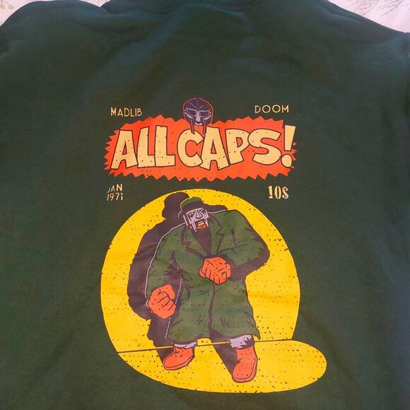 Madlib MF Doom Hoodie Sweatshirt Rap Hip Hop Streetwear Size medium - Picture 3 of 7
